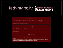 Tablet Screenshot of ladynight.lv